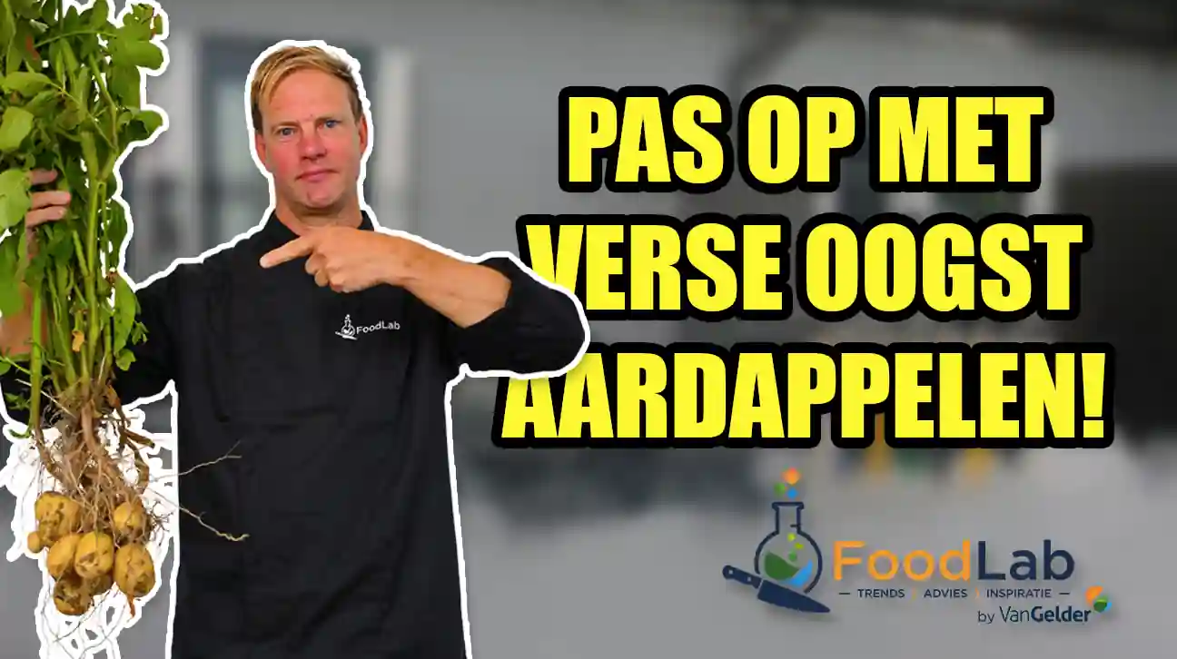 De eerste FoodLab-video: waarom je vers geoogste aardappelen niet in je keuken wilt hebben