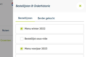 Beheer eenvoudig(er) bestellijsten