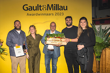 Van Gelder sponsort Gault&Millau prijs voor Groenterestaurant van het jaar 2023