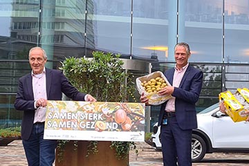 Samen sterk, samen gezond met bijna 100.000 kiwi’s voor zorghelden