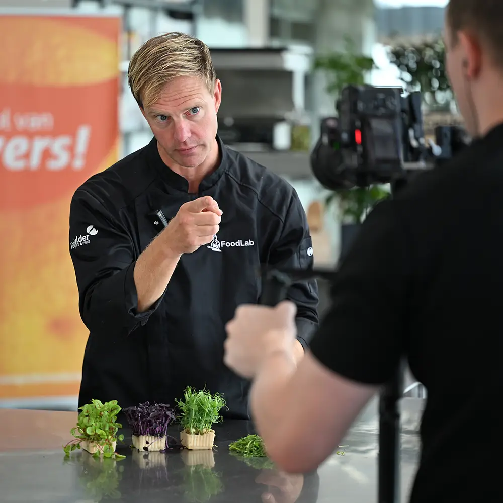 Van Gelder denkt als vers partner mee met de horeca via exclusieve FoodLab sessies en content