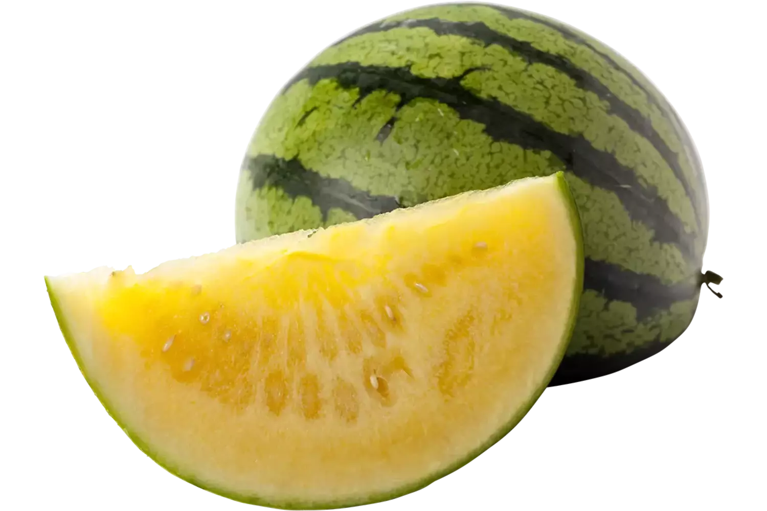 Pastèque sans pépins jaune pièce