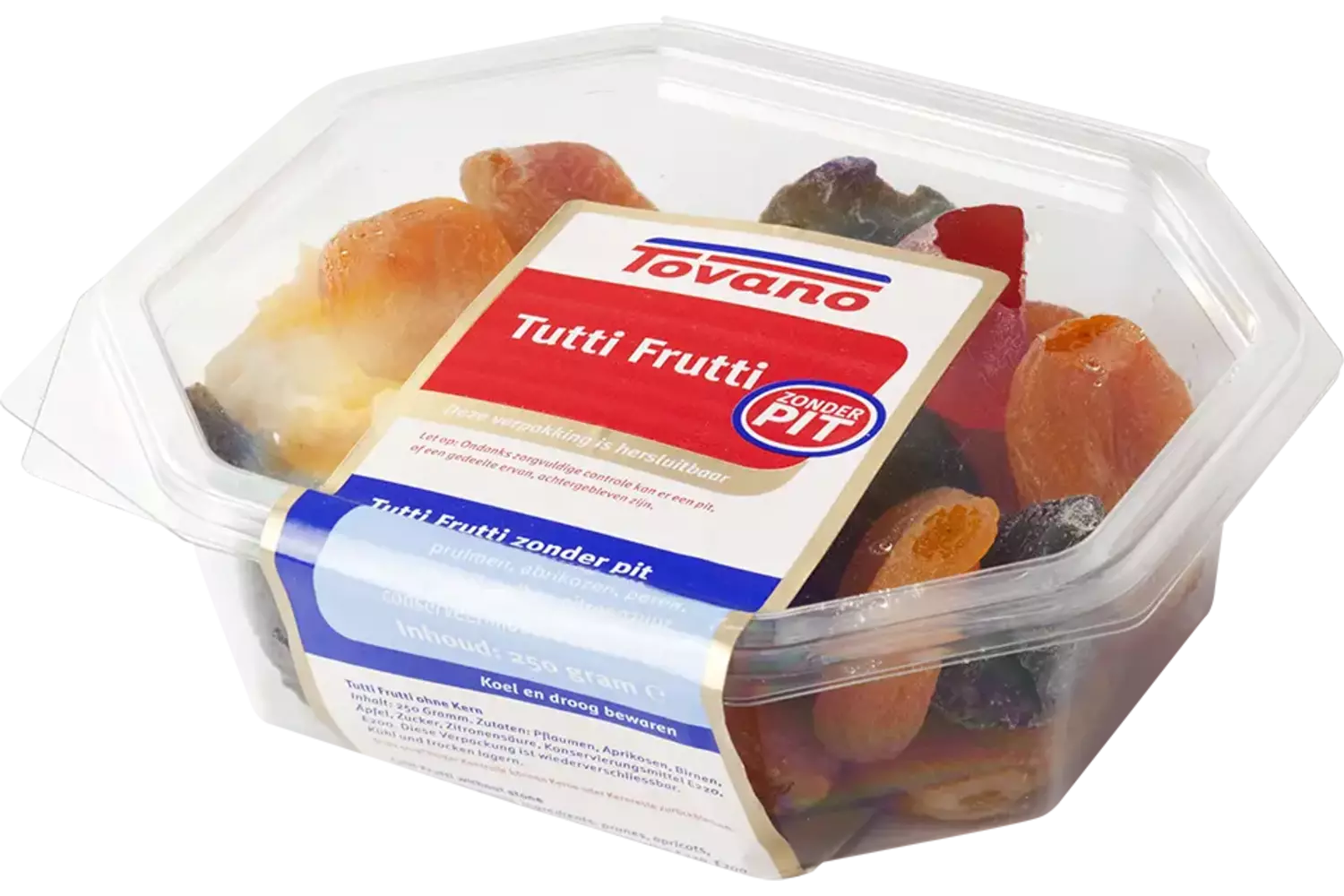 Tutti Frutti 250gr kist 10 stuks