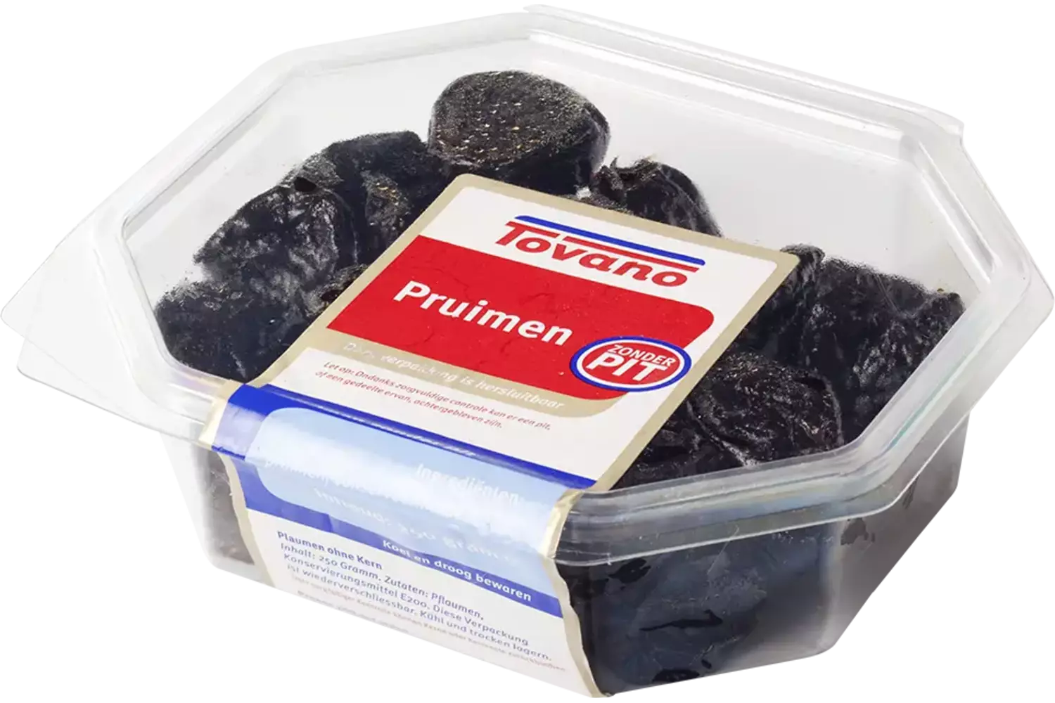 Pruimen zonder pit 250gr stuk