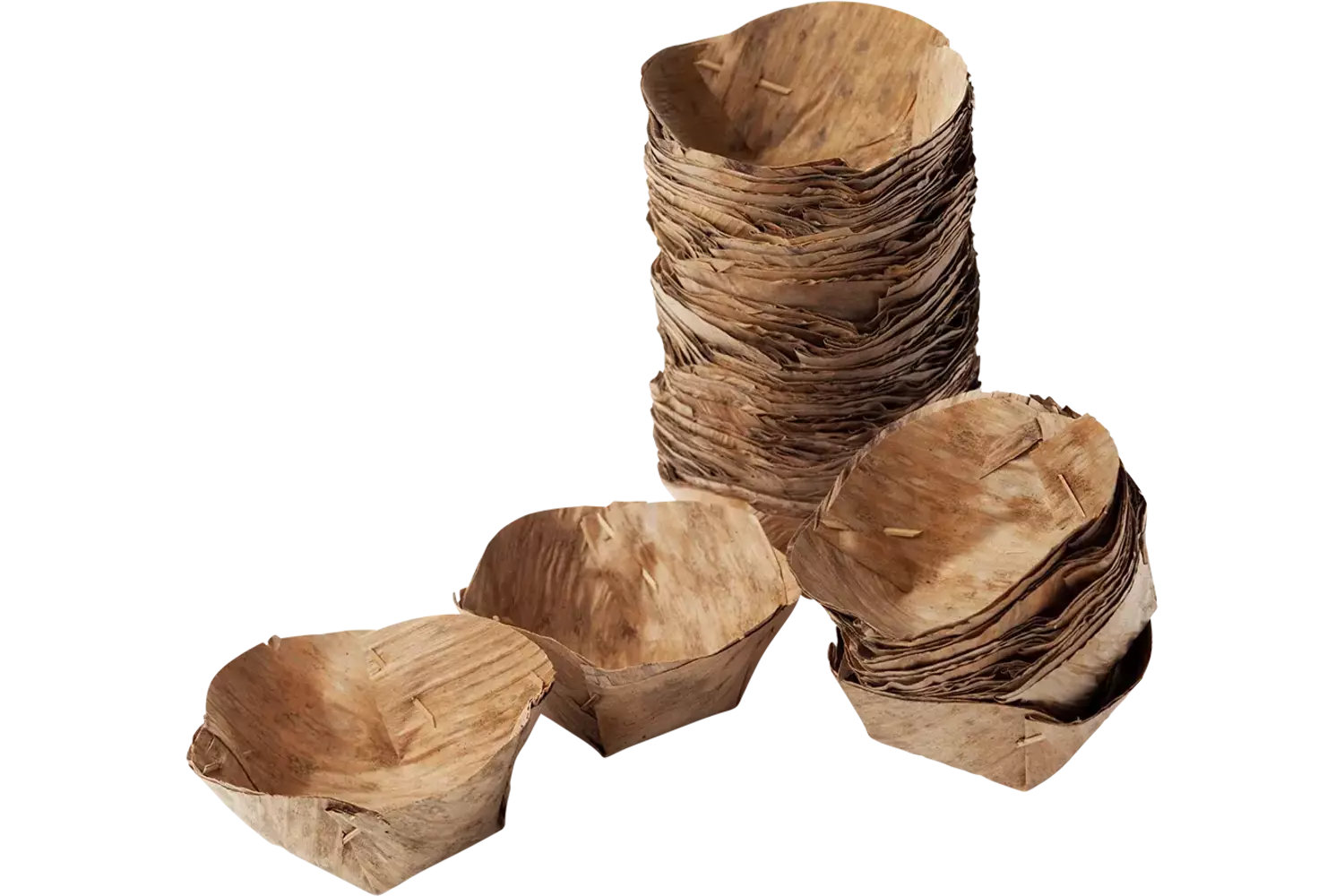 Bananencups gedroogd 9cm 100st stuk