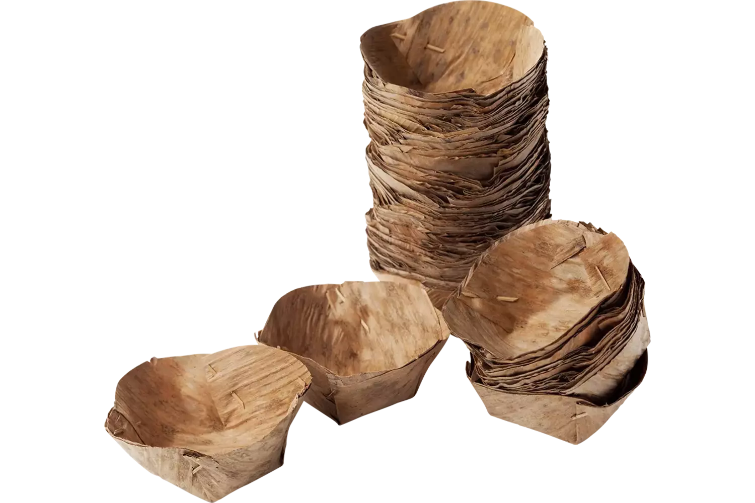 Bananencups gedroogd 5cm 100st kist 10 stuks