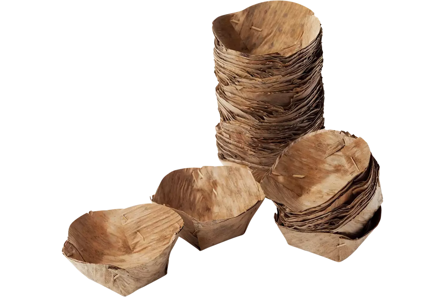 Bananencups gedroogd 7cm 100st stuk