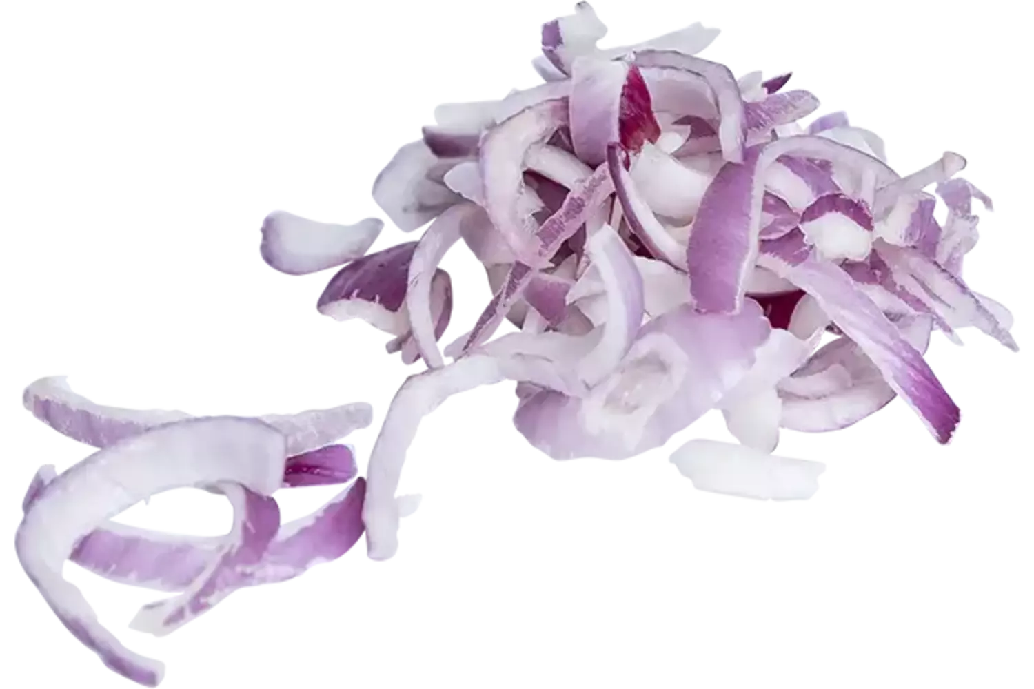 Red onions demi-rings 4mm 500g crade 20 pieces