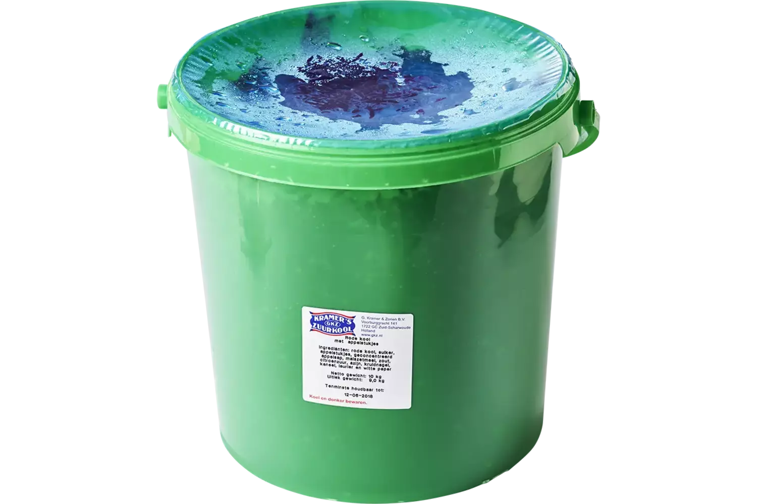 Chou rouge cuit 10kg caisse 2pc
