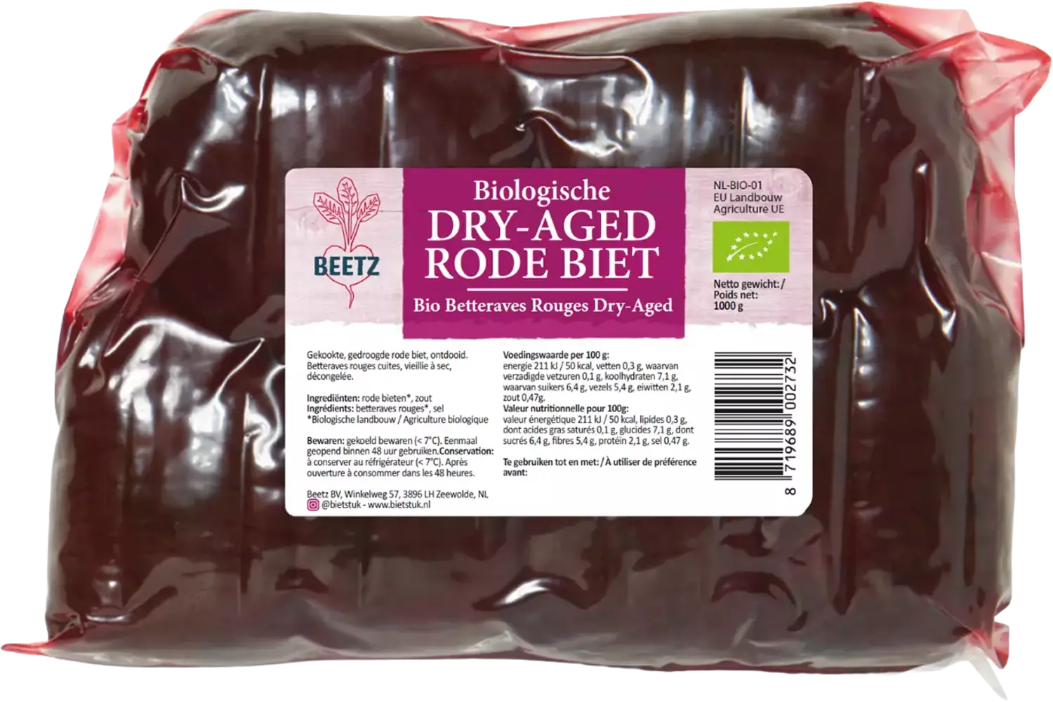 Dry aged rode biet 1kg stuk
