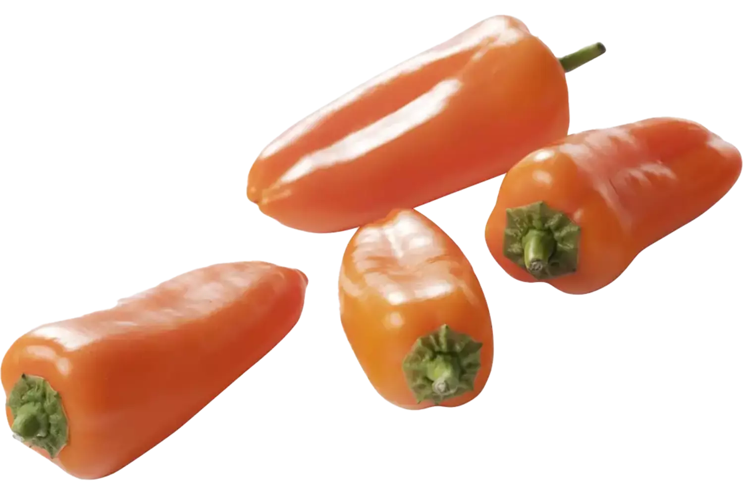 Mini paprika oranje doos 1kg stuk