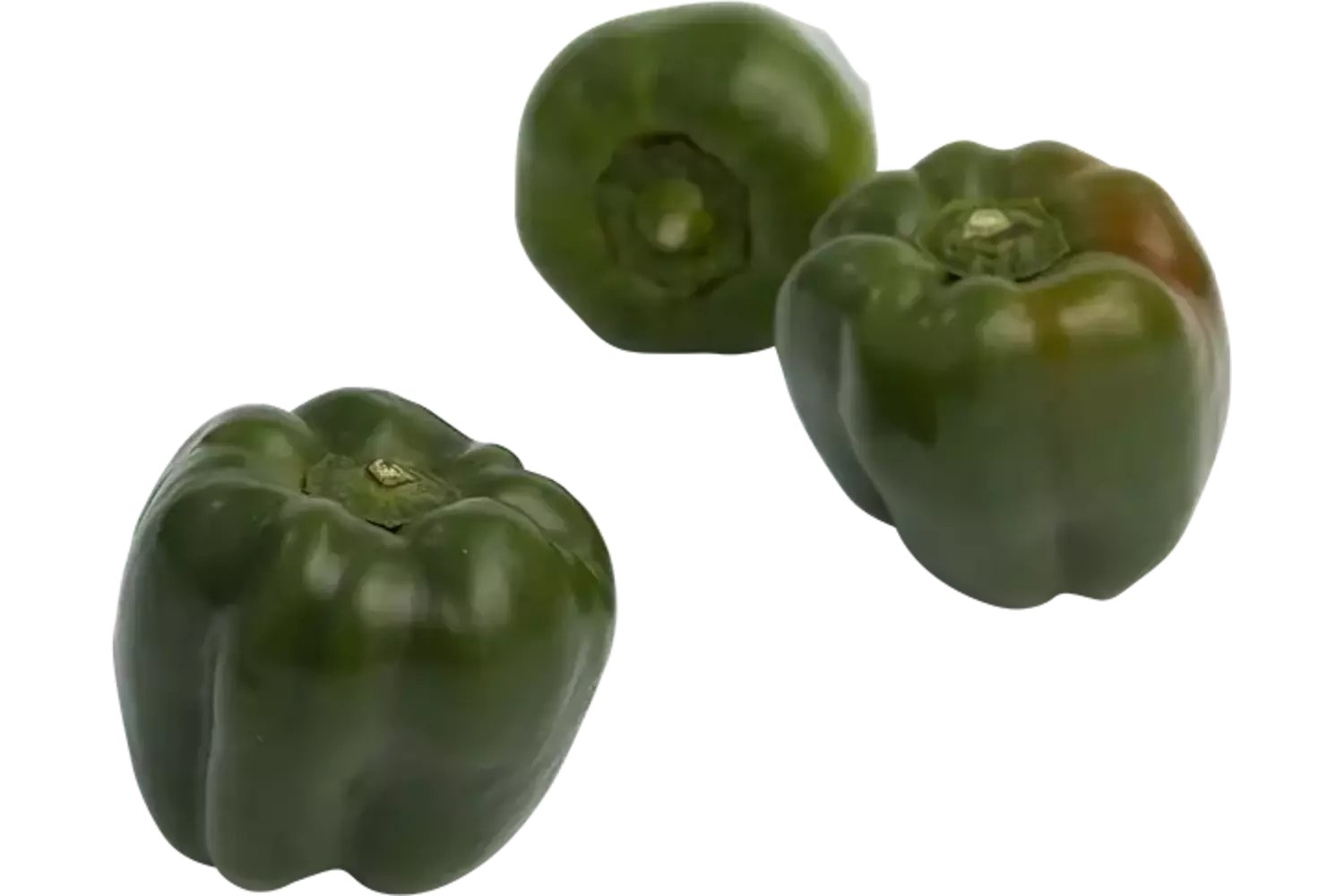 Paprika groen klasse 1 kist 10 kilogram