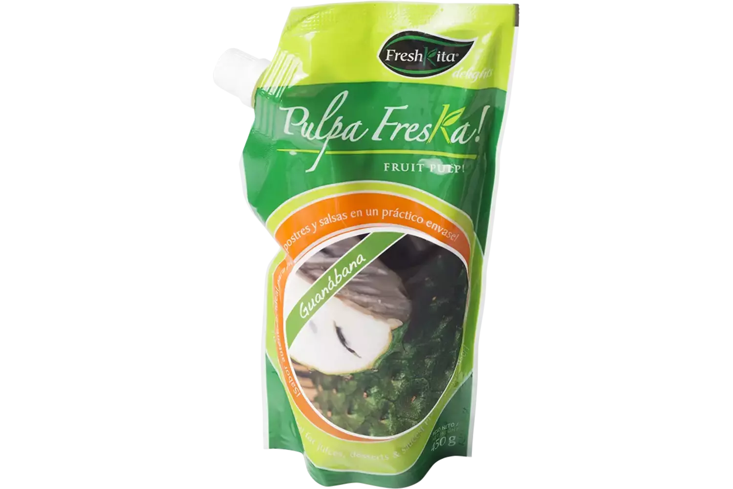 Guanabana pulp zuurzak 450gr. kist 12 stuks