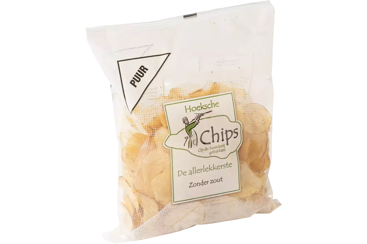 Hoeksche Chips Zoutloos kist 10 stuks