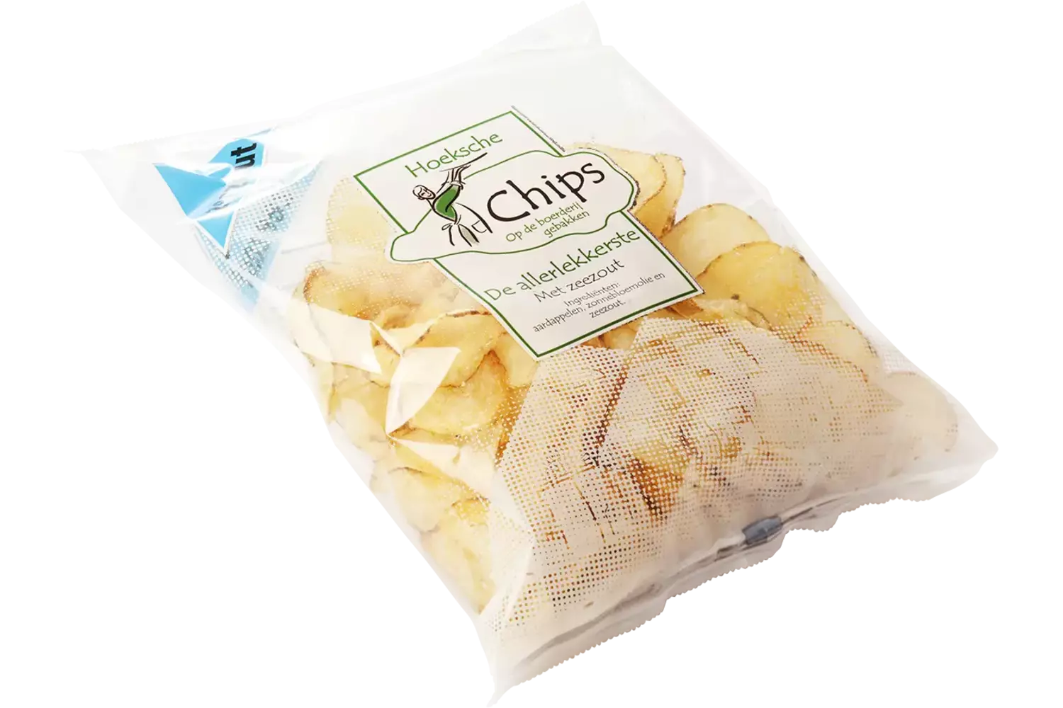 Hoeksche Chips Zeezout kist 10 stuks