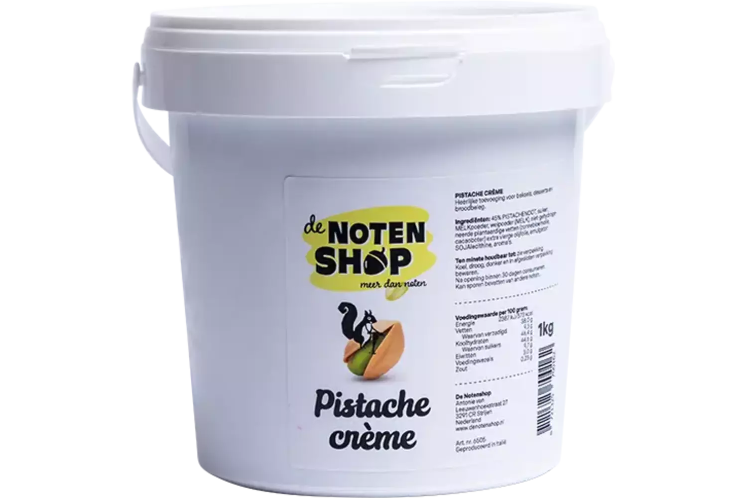 Pistache creme emmer 1kg stuk