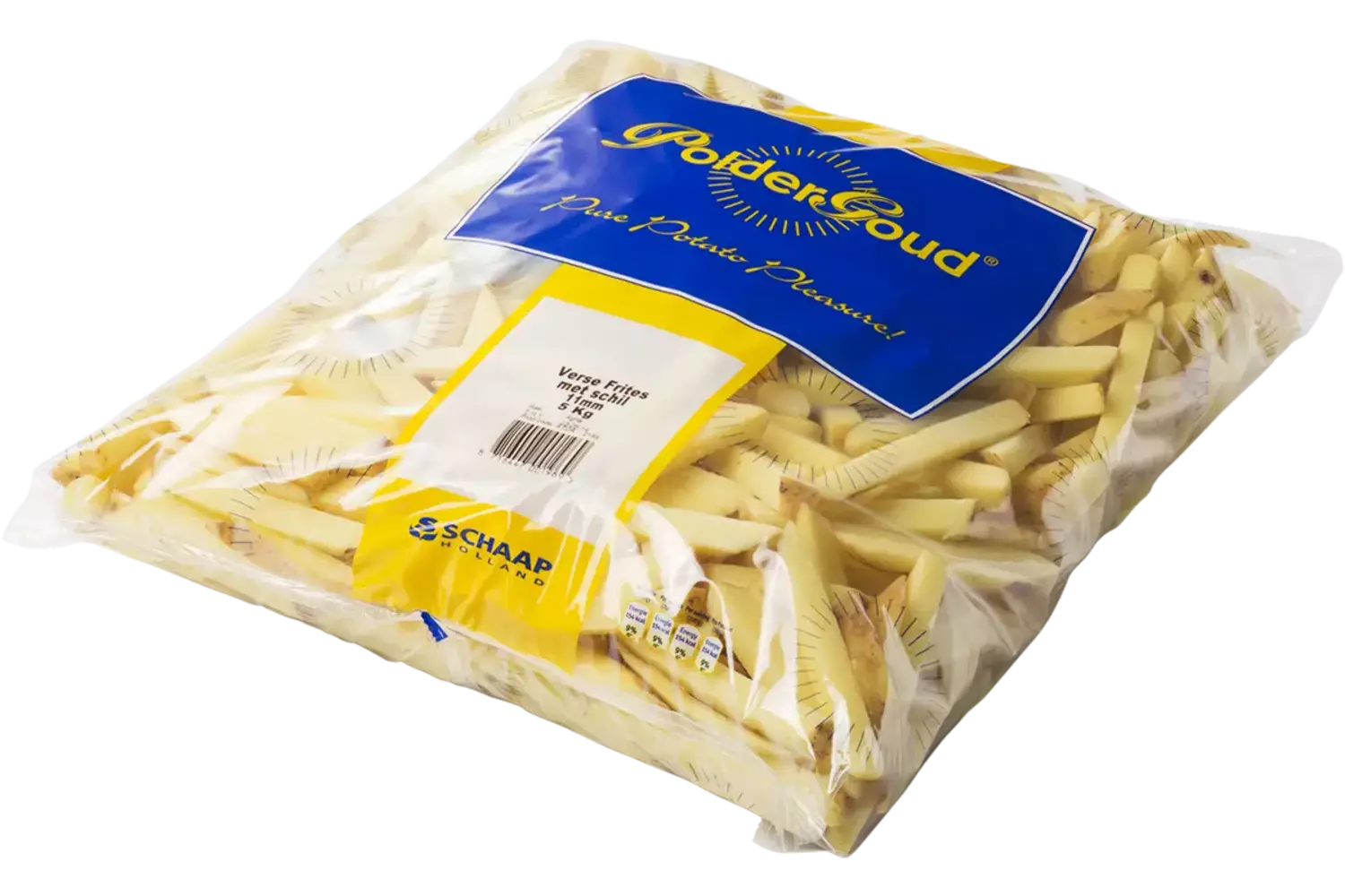 Frites avec la peau 11mm 4kg caisse 2pc