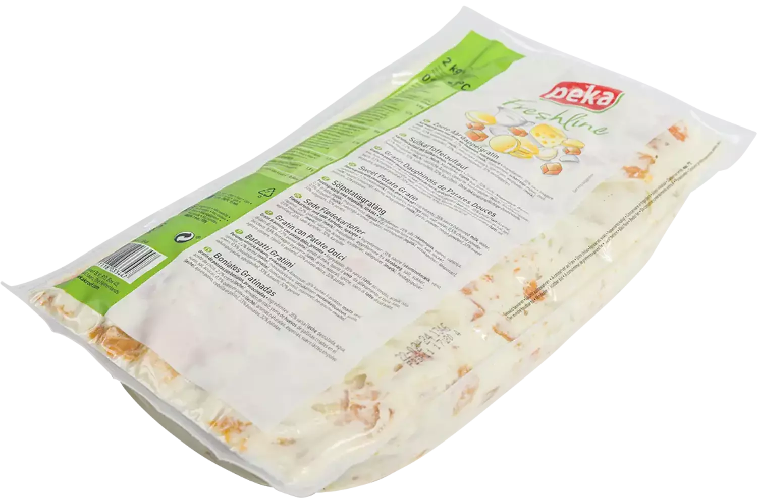 Zoete aardappelgratin 2kg stuk
