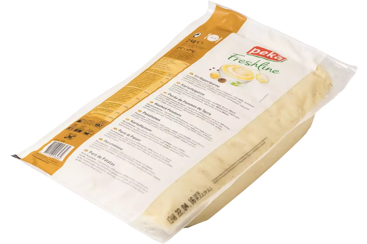 Aardappel puree 2kg kist 6 stuks