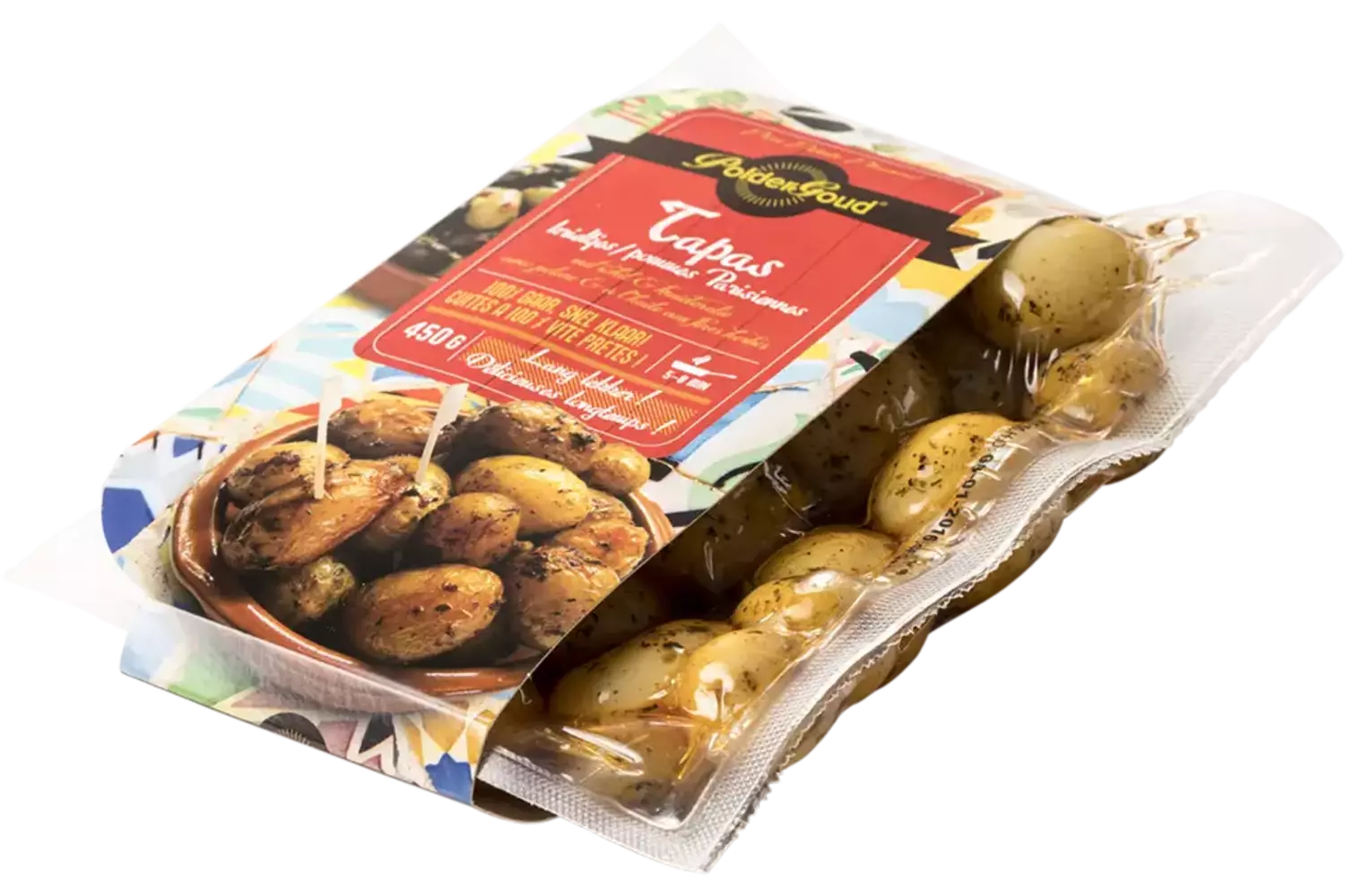 Pommes de terre Tapas sous-vide 450g caisse 12pc