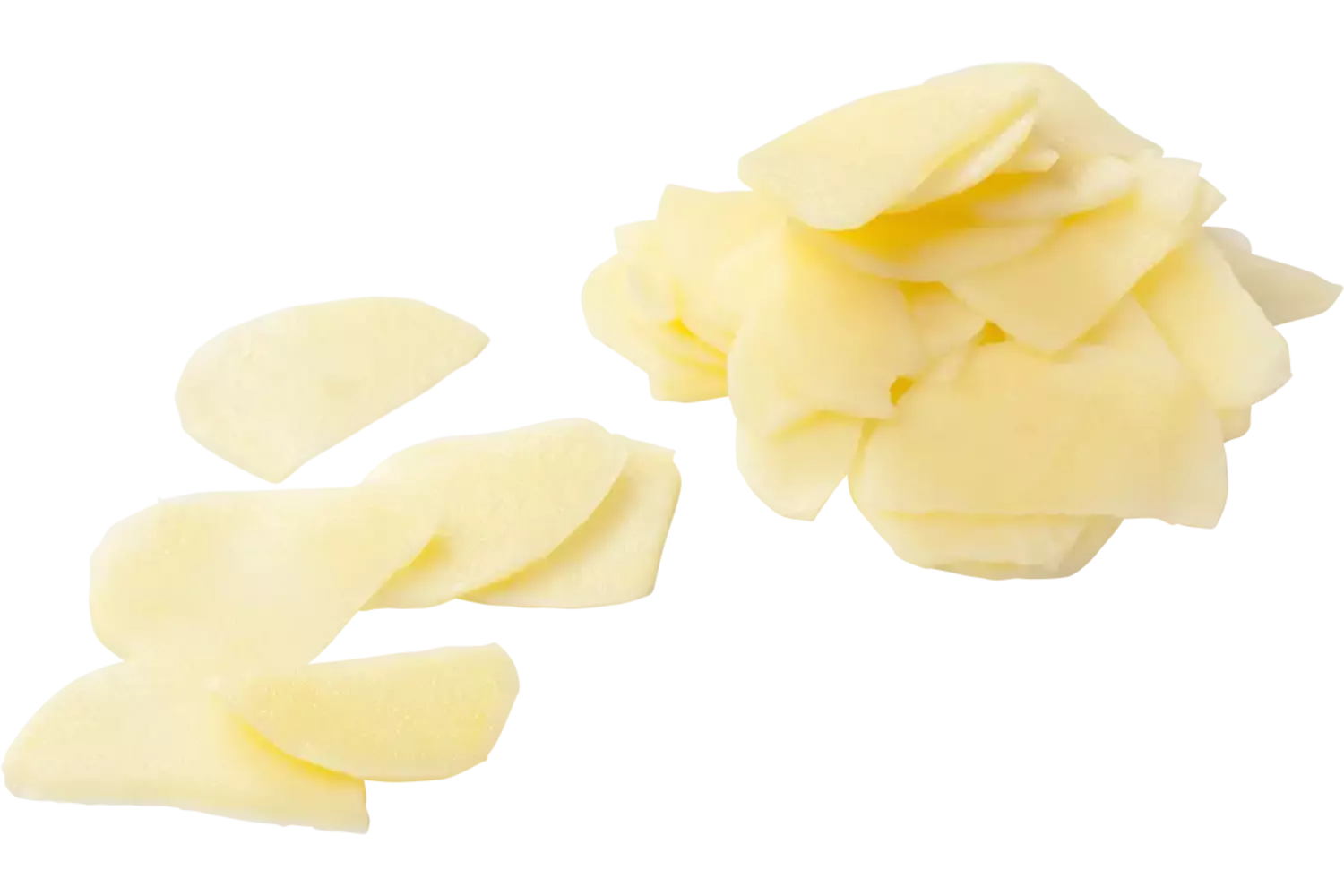 Rondelles de pomme de terre 3mm 1kg caisse 8pc