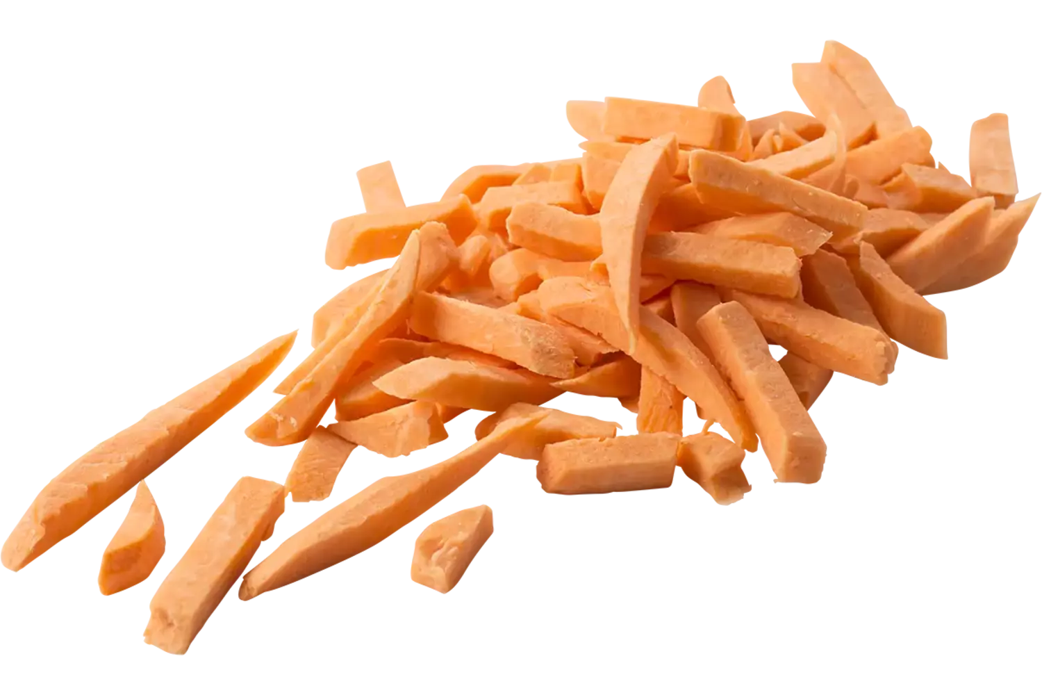 Zoete aardappel frites vers 1kg kist 6 stuks