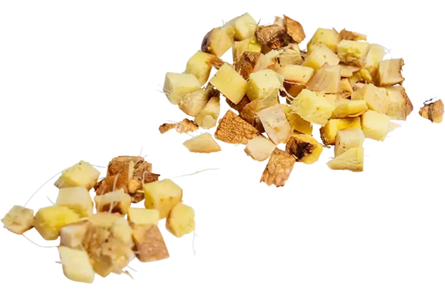 Gember brunoise 5mm met schil bak 1kg stuk