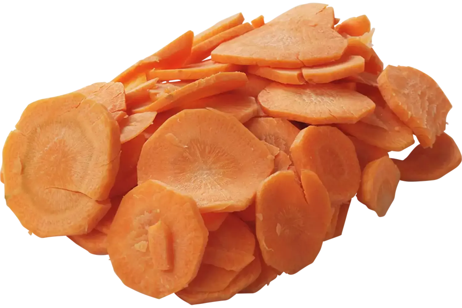 Rondelles de carotte 4mm 1kg caisse 8pc