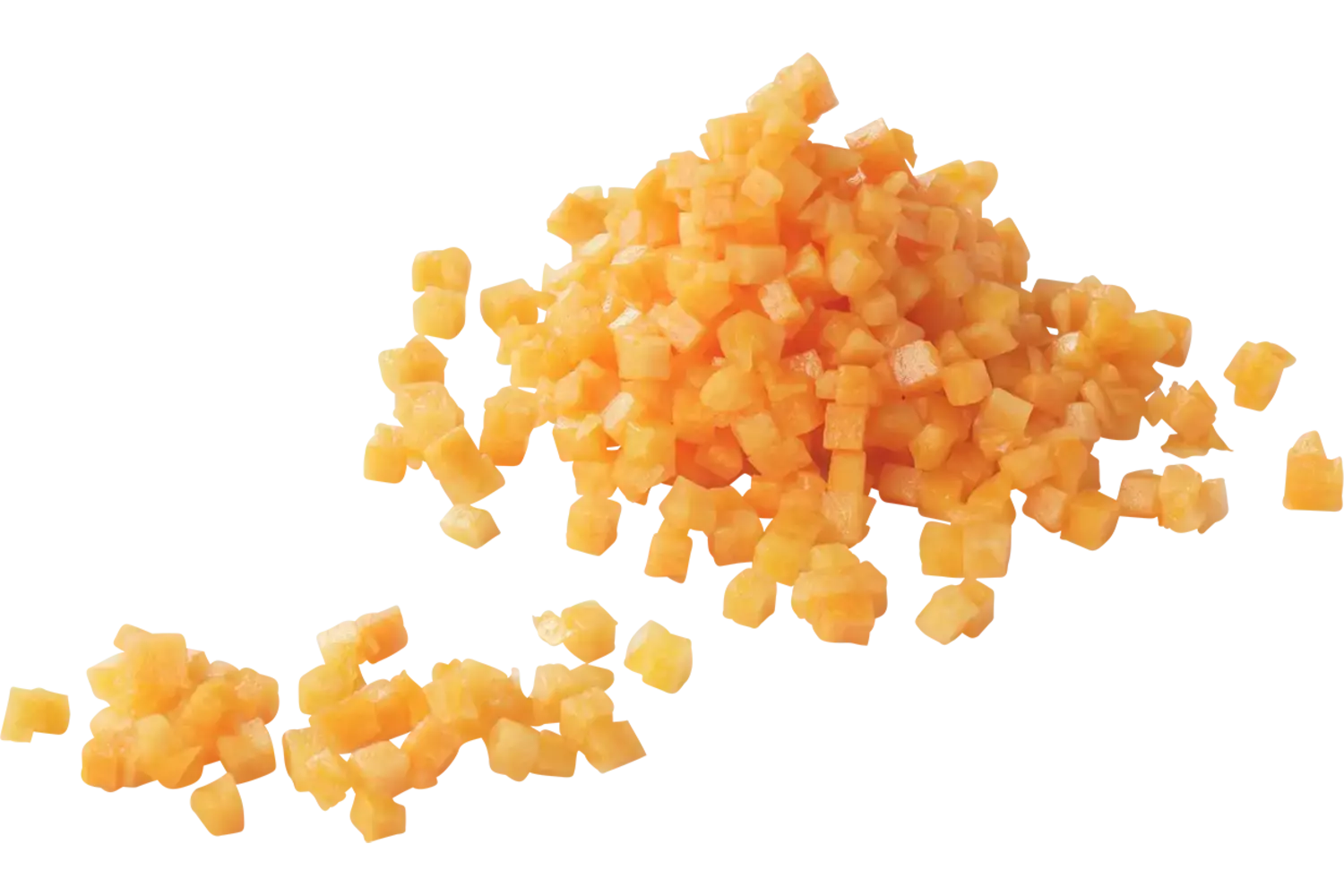 Winterpeen brunoise 10mm bulk kist 10 kilogram