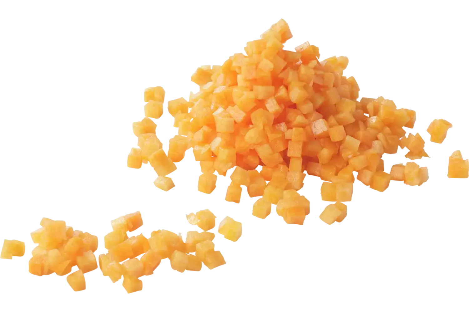 Pompoen brunoise 10mm 1kg kist 6 stuks
