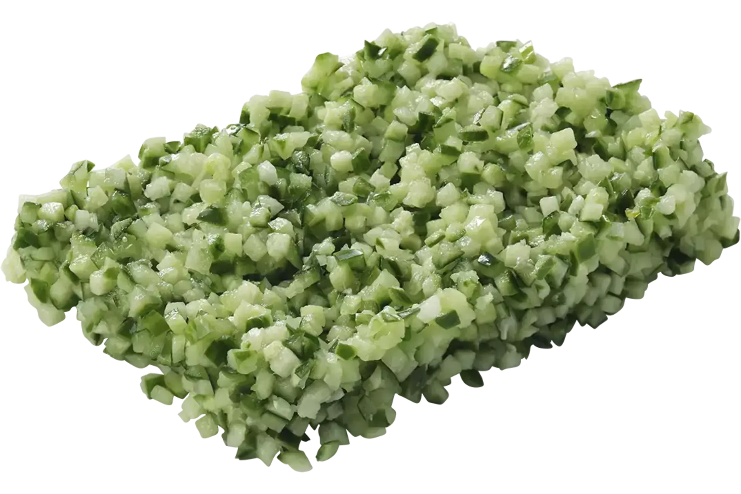 Concombre brunoise 5mm 1kg caisse 6pc