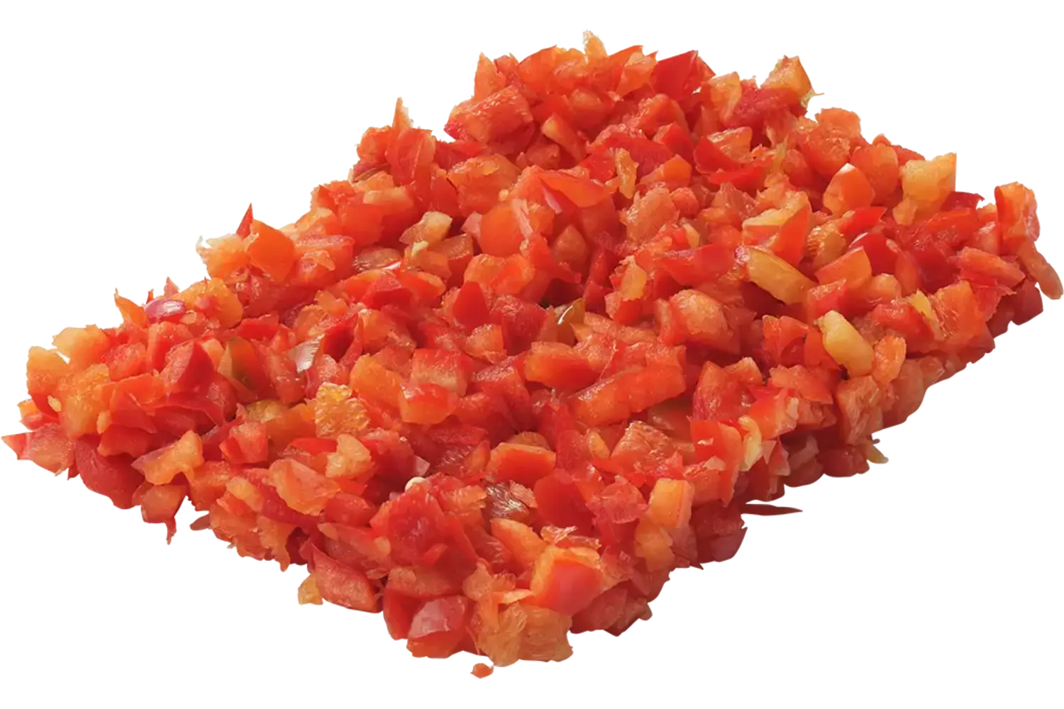 Paprika rood brunoise 5mm 1kg