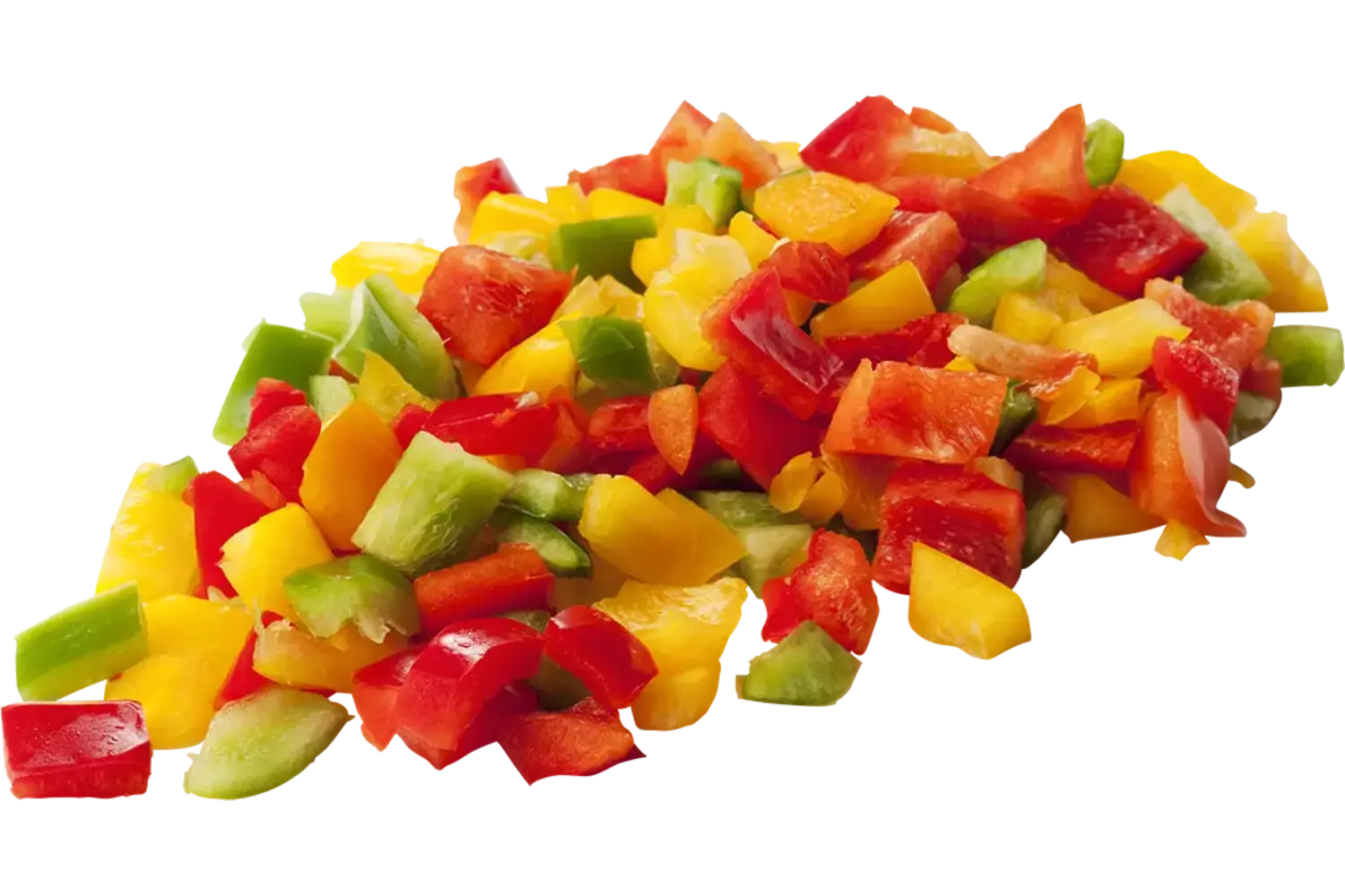 Paprika mix brunoise 20mm bulk