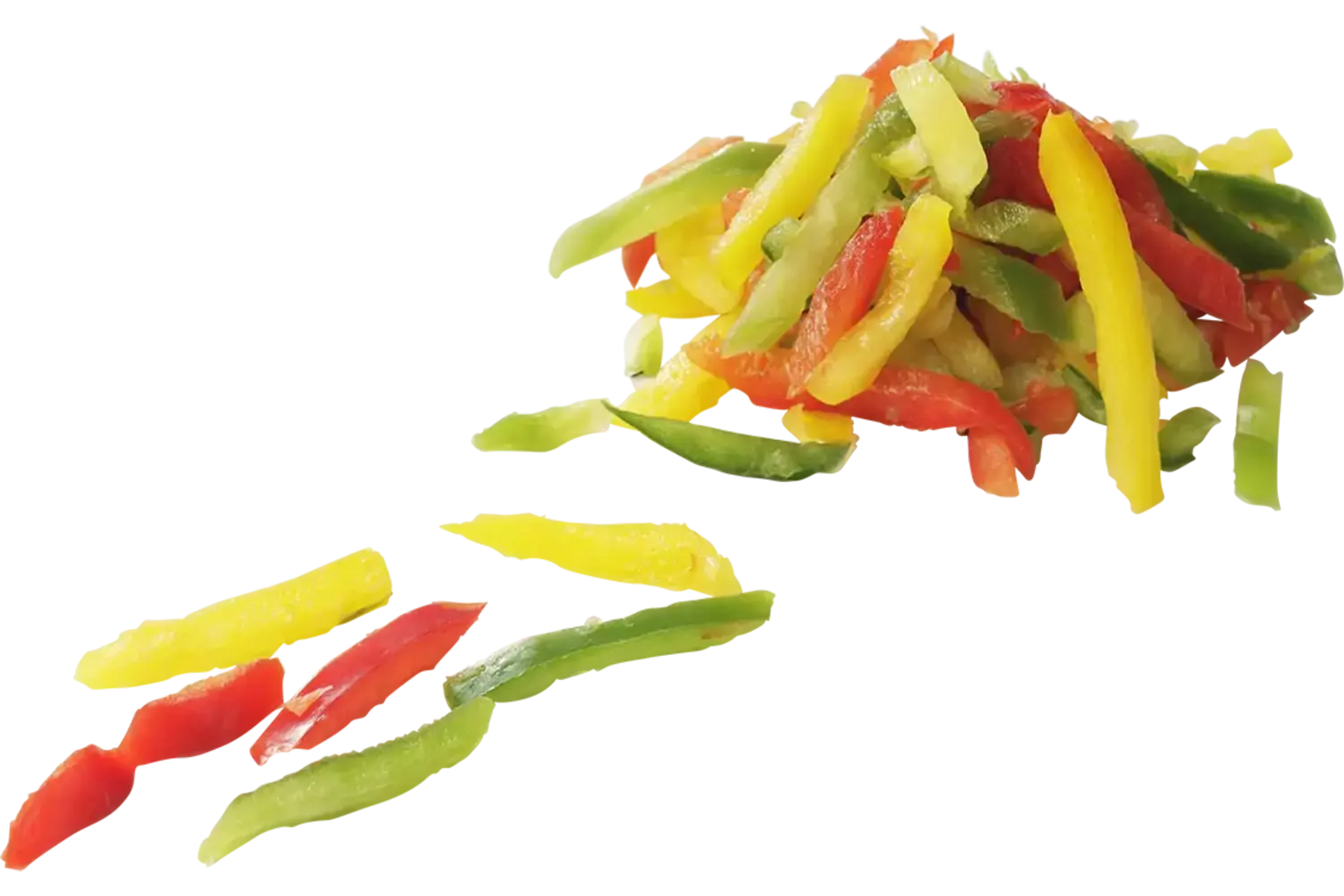 Paprika gemengd stift 10mm 1kg kist 6 stuks