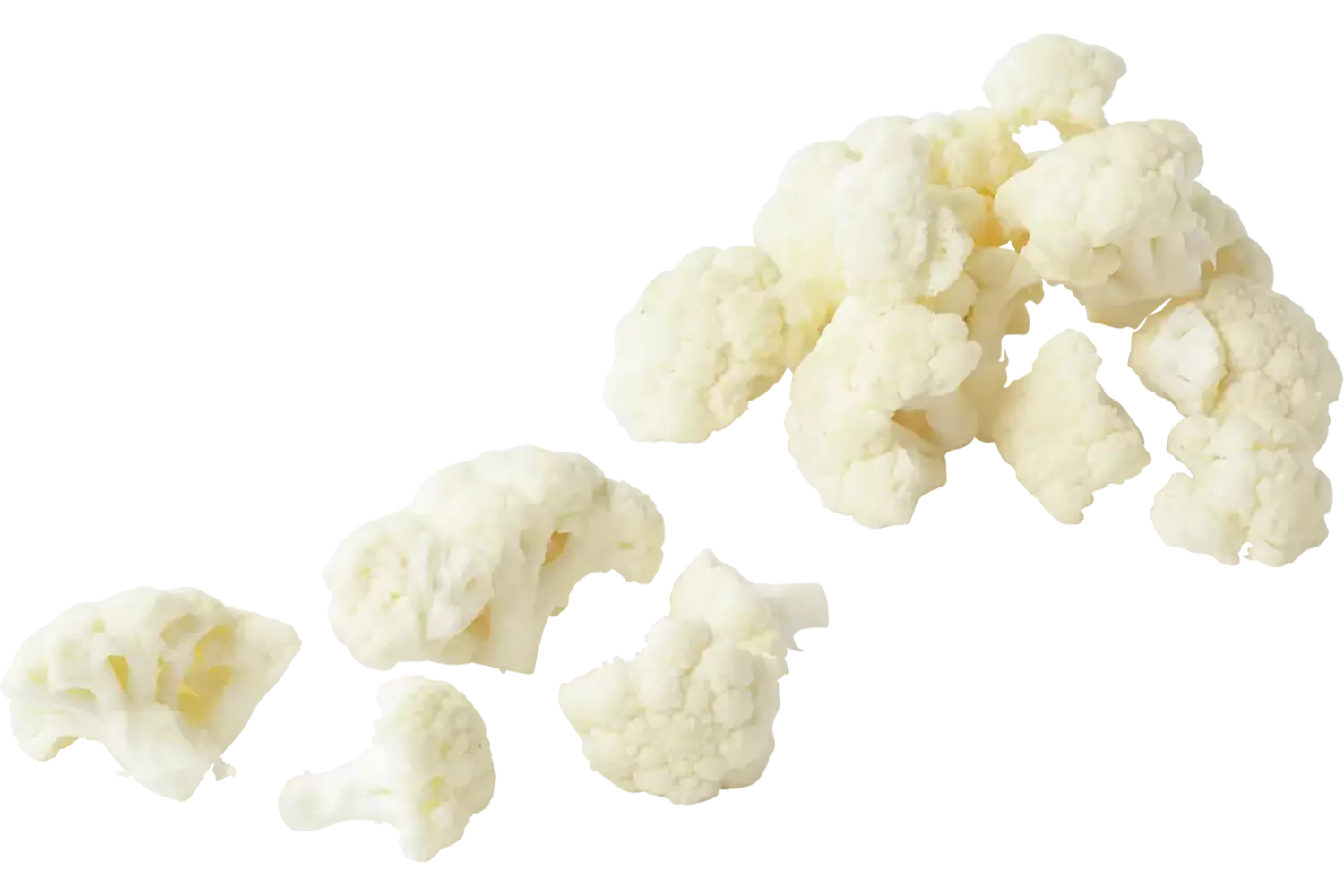 Bloemkool roosjes 15-30mm 2,5kg kist 2 stuks