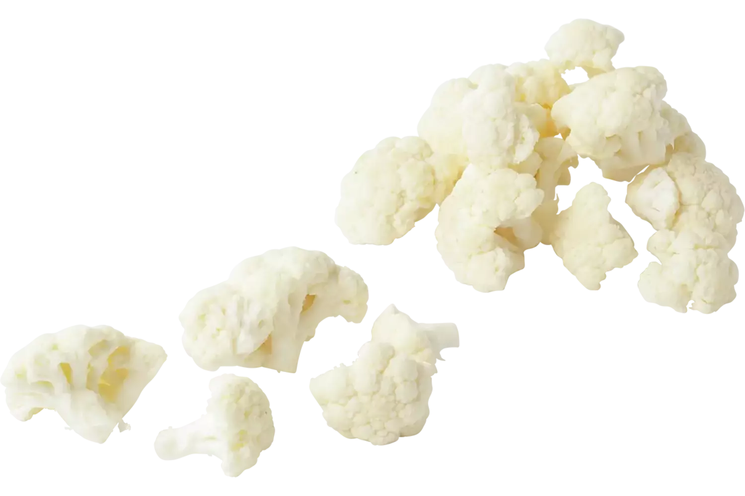 Bloemkool roosjes 30-60mm 1kg kist 6 stuks