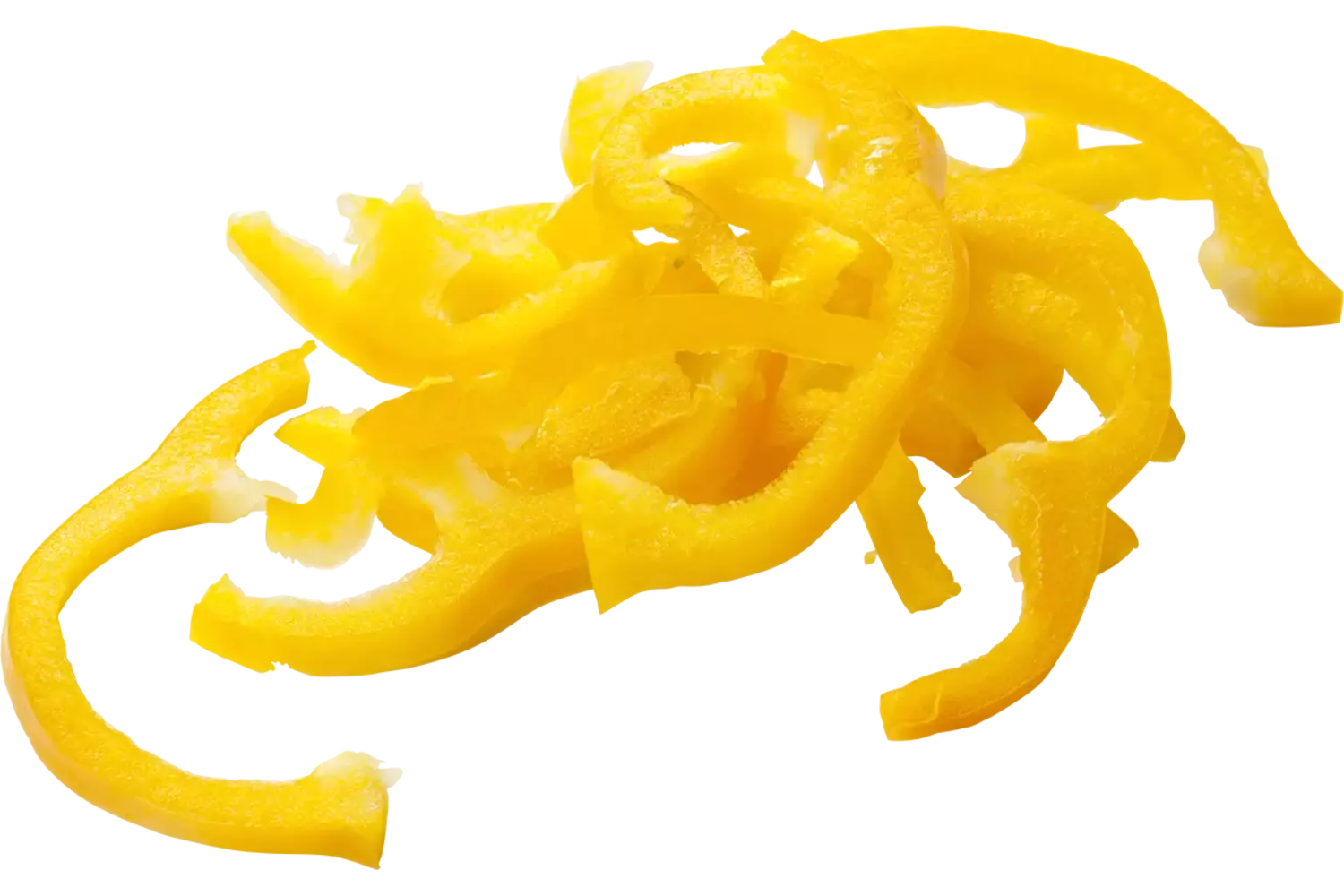 Paprika geel julienne 10mm zak 1kg