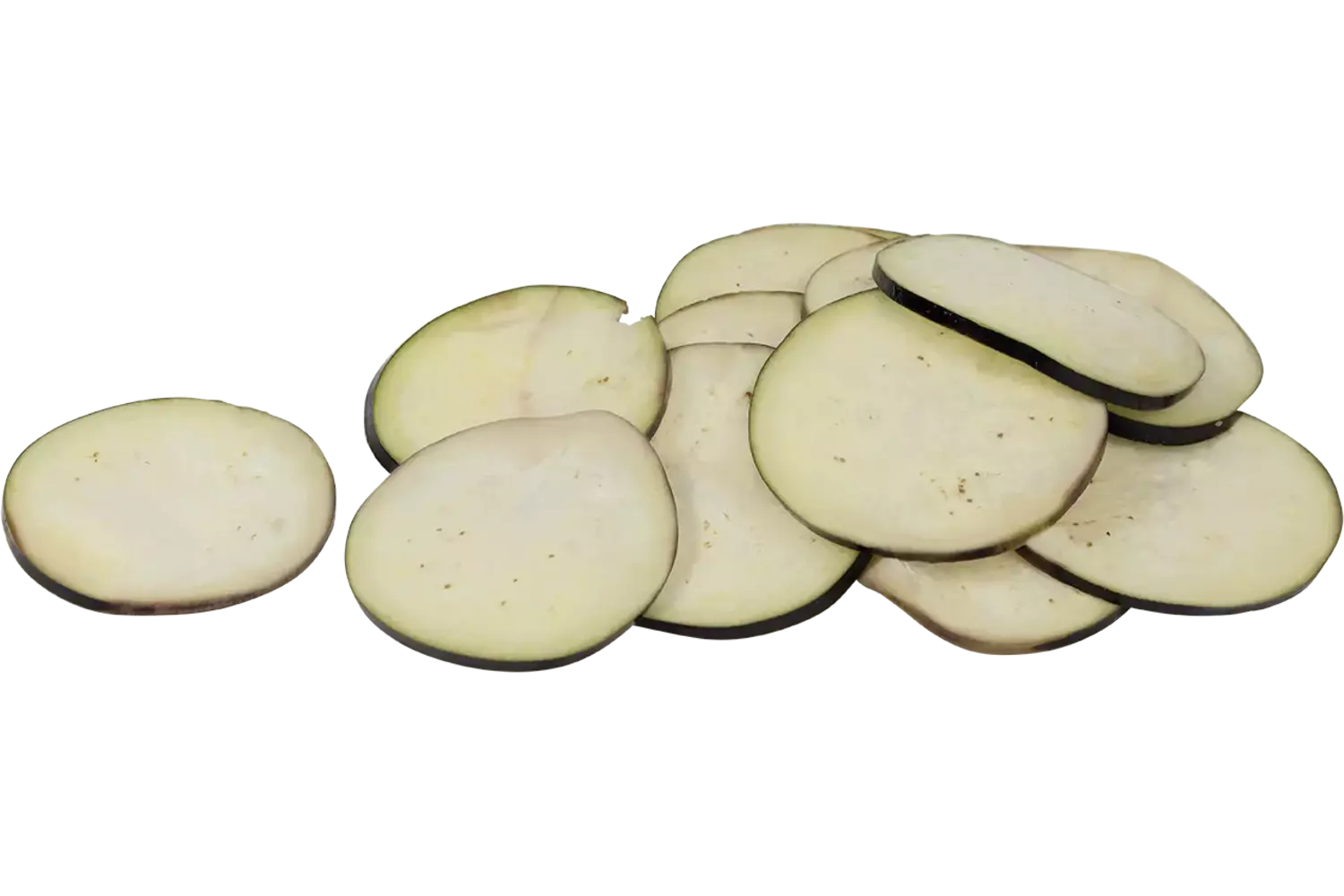 Aubergine plak 10mm 2,5kg stuk