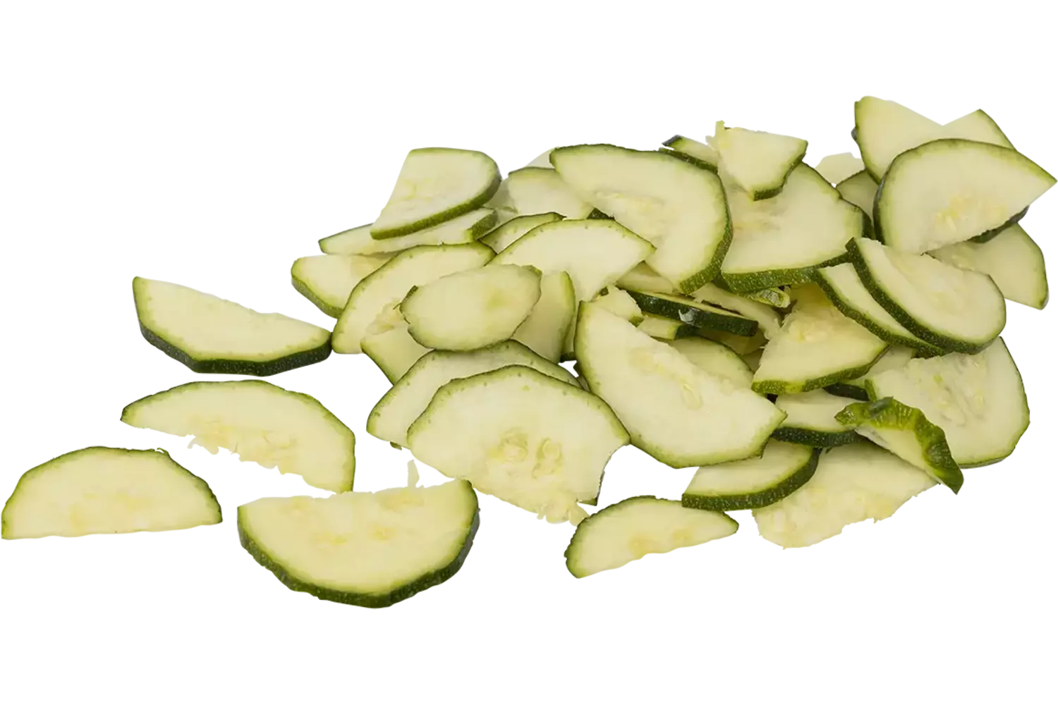 Demi-rondelles de courgette 1kg pièce