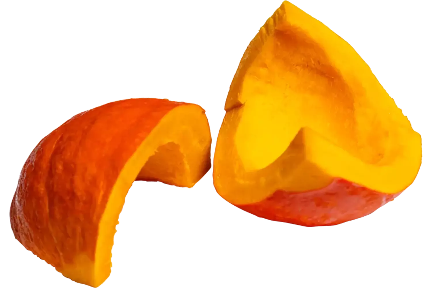 Pompoen parten met schil bulk