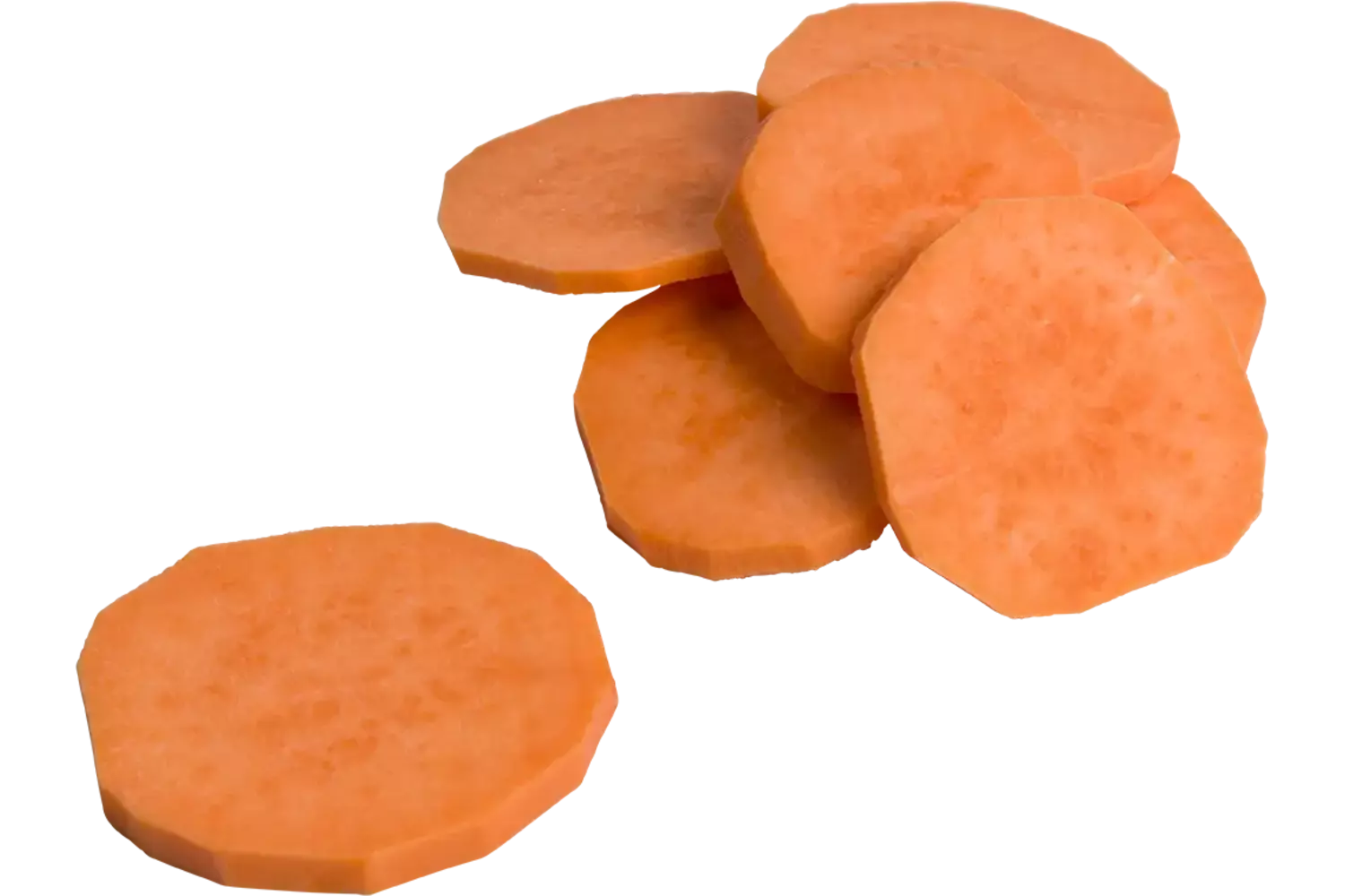Zoete aardappel plak 4mm zak 1kg stuk