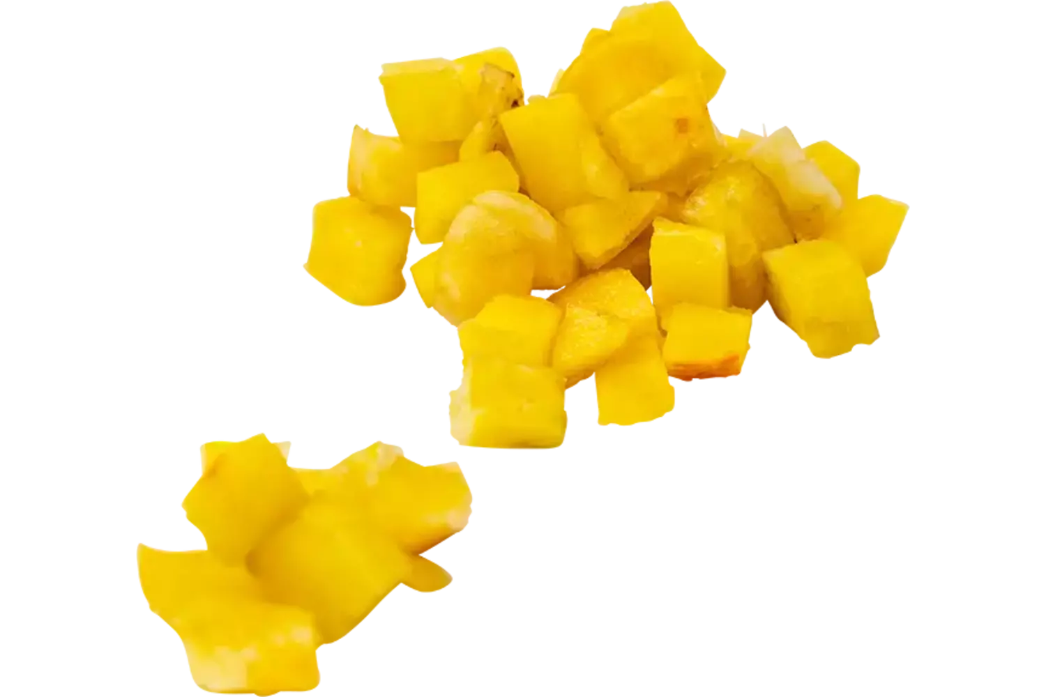 Gele bieten rauw brunoise 10mm zak 1kg stuk