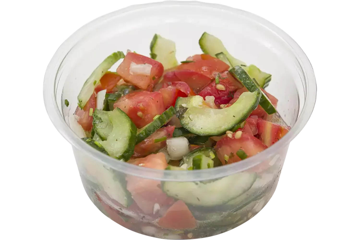 Tomaten-komkommersalade tray 5x200gr kist 2 trays