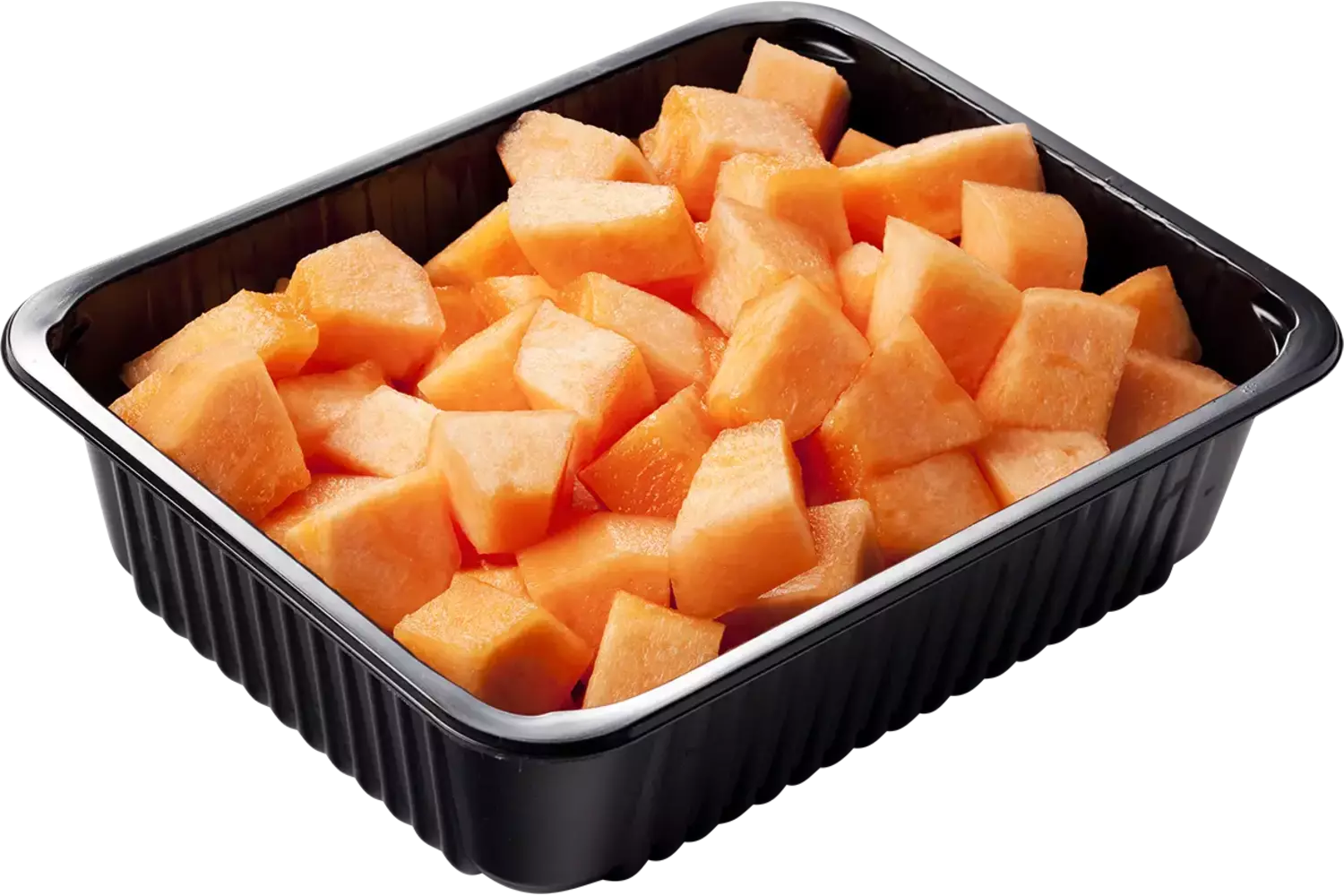 Meloen cantaloupe gesneden 1kg kist 8 stuks