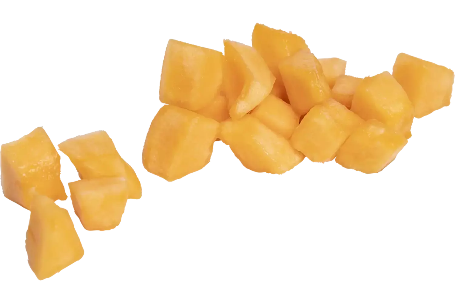 Meloen Cantaloupe handgesneden 20mm 2,5k kist 2 stuks