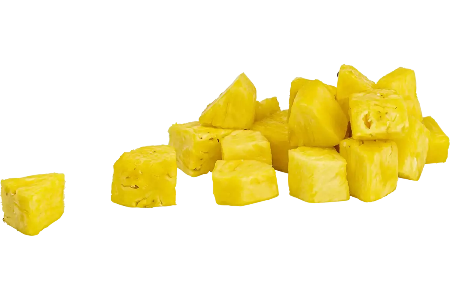 Ananas blokjes bak 1,5kg stuk