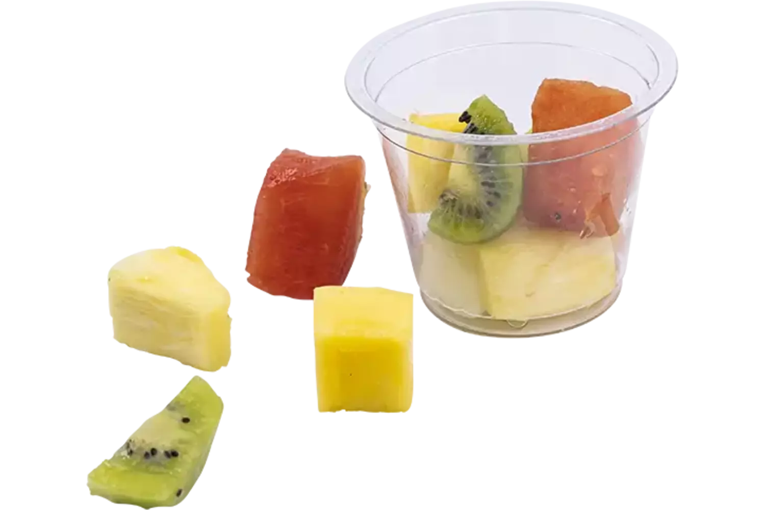 Fruitsalade tropisch tray 9x100gr stuk