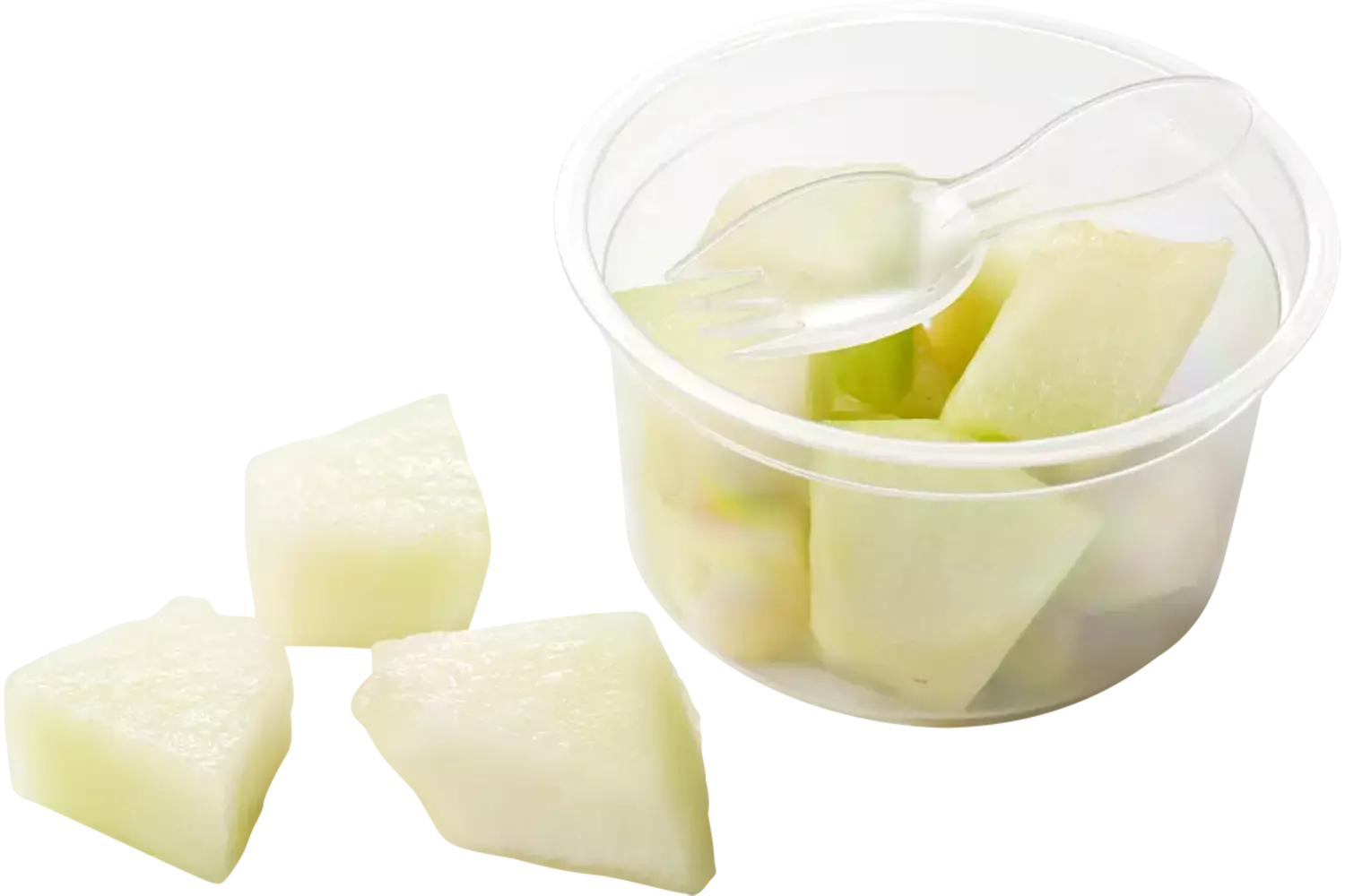 Meloen galia gesneden tray 9x100gr stuk