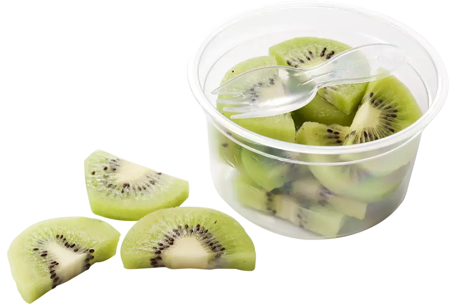 Demi-rondelles de kiwi tray 9x100g pièce
