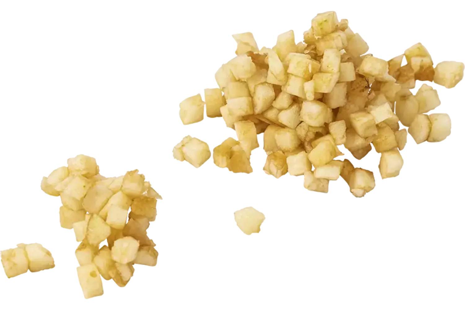 Pomme brunoise 5mm non traité 1kg caisse 6pc